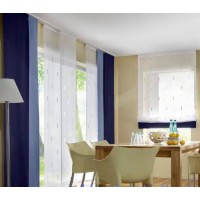 Haoyan Printing Vertical Sliding Panel Track Natural Eco-friendly Window Curtain Screen Japanese Panel Blinds