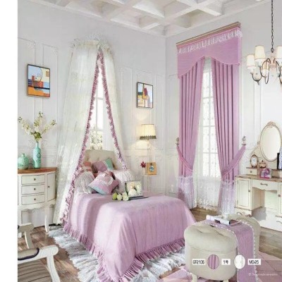 Cute Design Cloth Vertical Curtain For Kids Room Decoration