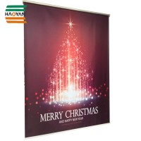 Christmas Design Printing Window Decoration Roller Shades for the Christmas DIY gift